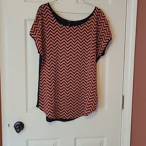 Chevron Printed Blouse